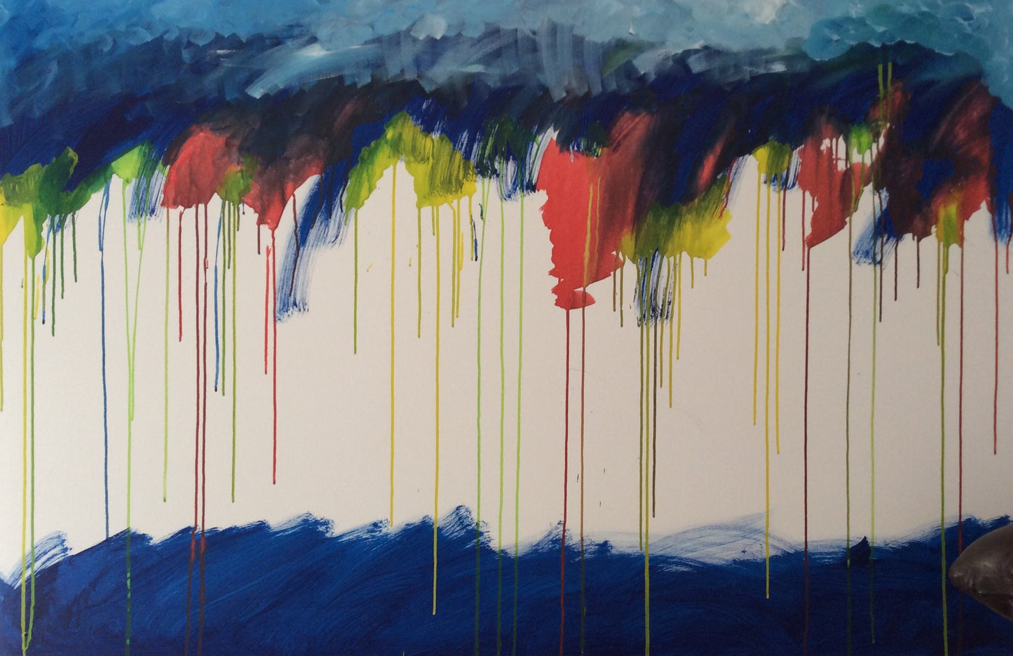 Astratto Acrilico su tela 100 x 200 x 4