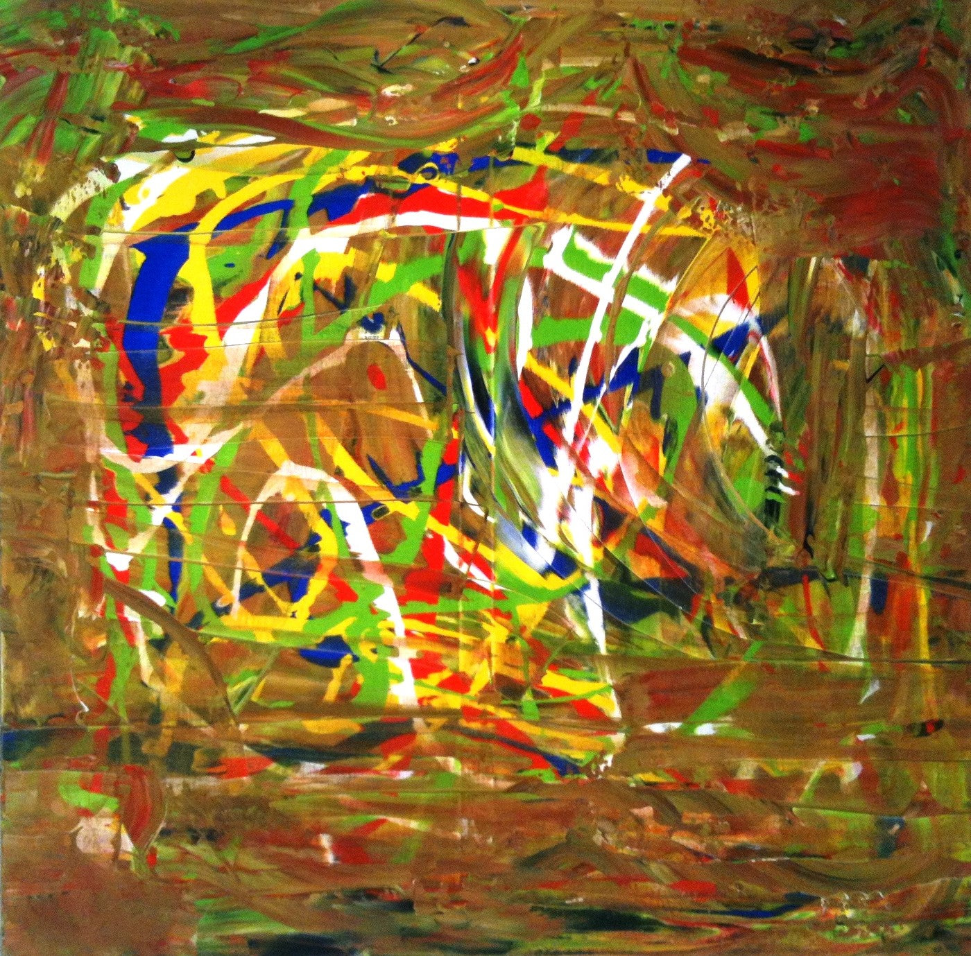 Astratto Acrilico su tela 150 x 150 x 2